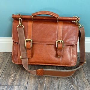 Vintage 1990’s briefcase Wilson’s Leather brown